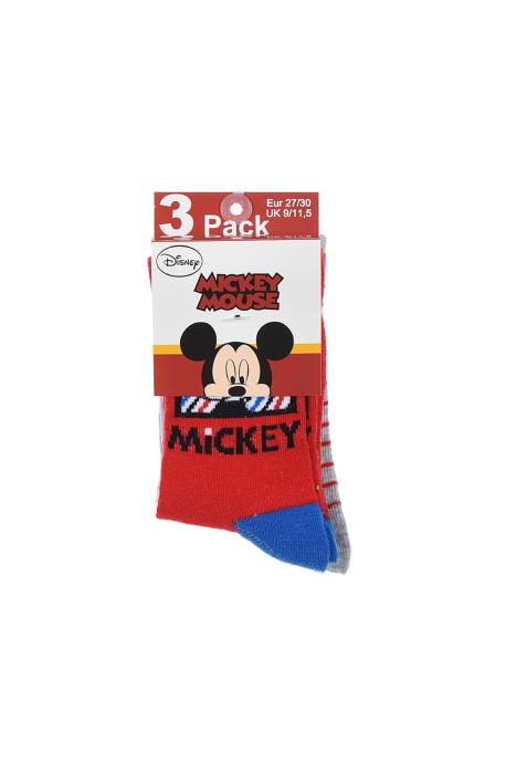 Σετ 3 τεμ. κάλτσες αγόρι Mickey Mouse -HS0668-PACK1