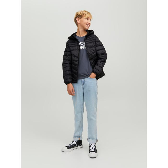 Μπουφάν puffer αγόρι Jack & Jones-12212568- Black