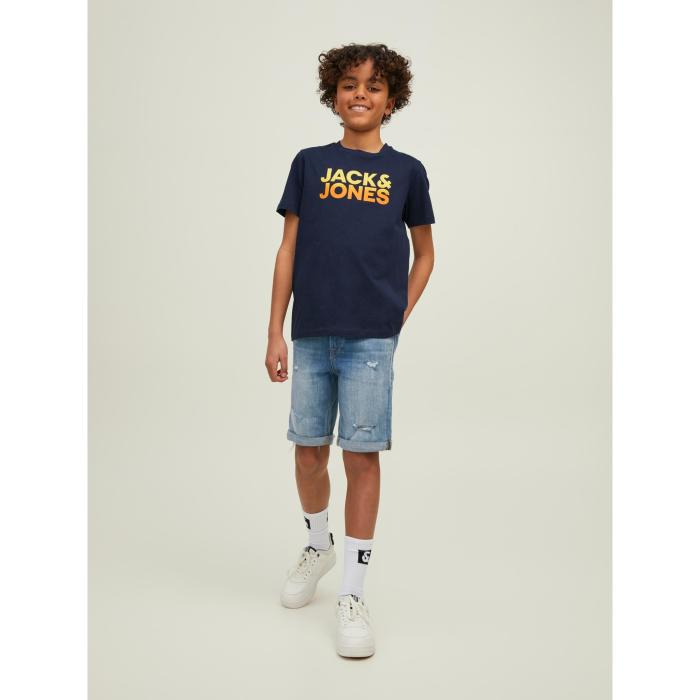 Βερμούδα τζιν αγόρι JACK & JONES-12202236-Blue Denim