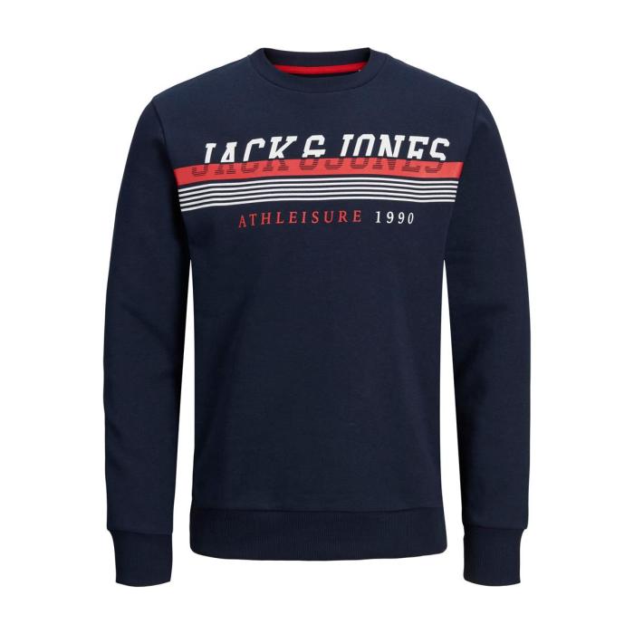 Μπλούζα φούτερ αγόρι Jack & Jones-12213282-Navy Blazer