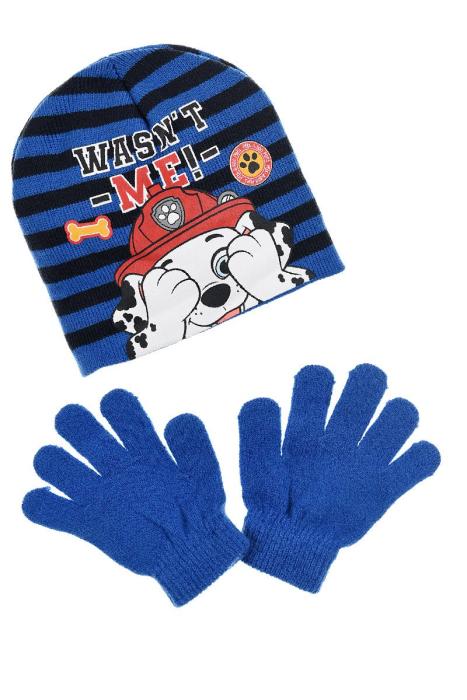 Σετ σκούφος αγόρι Paw Patrol-HU4134-BLUE