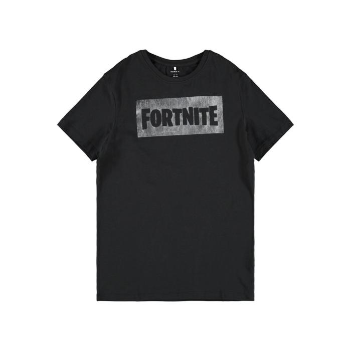 Μπλούζα μακό FORTNITE Name it-13195239-BLACK organic cotton