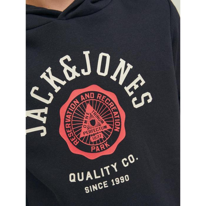 Μπλούζα φούτερ αγόρι Jack & Jones-12212287-Black