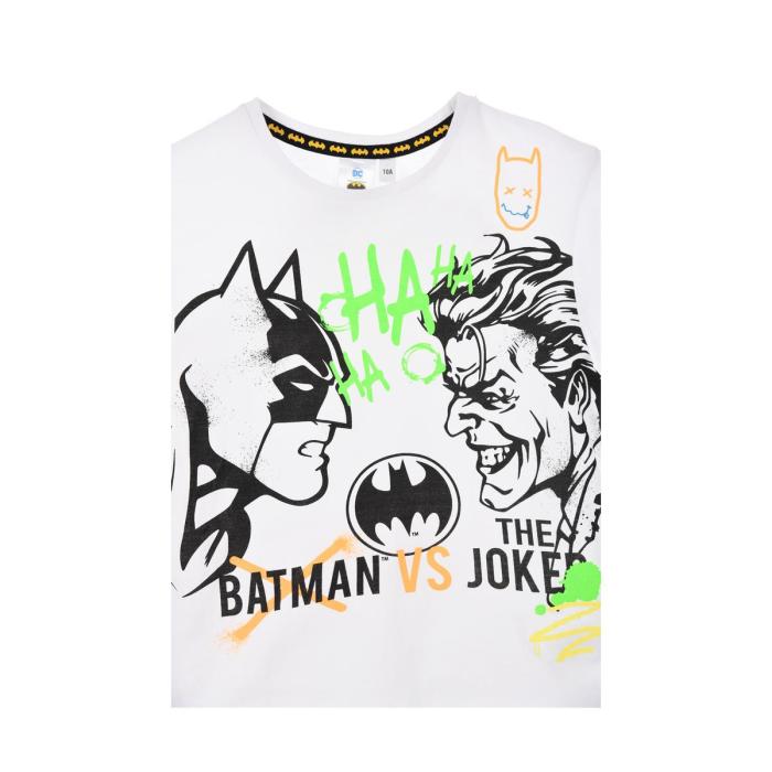 Μπλούζα μακό αγόρι BATMAN-WE1059-WHITE