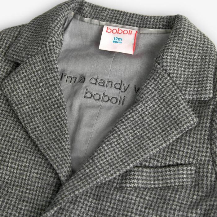 Σακάκι blazer αγόρι Boboli-719287-8124-Grey