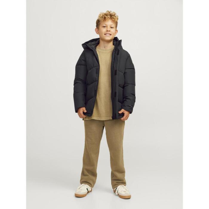 Μπουφάν puffer αγόρι JACK & JONES-12260052-Black