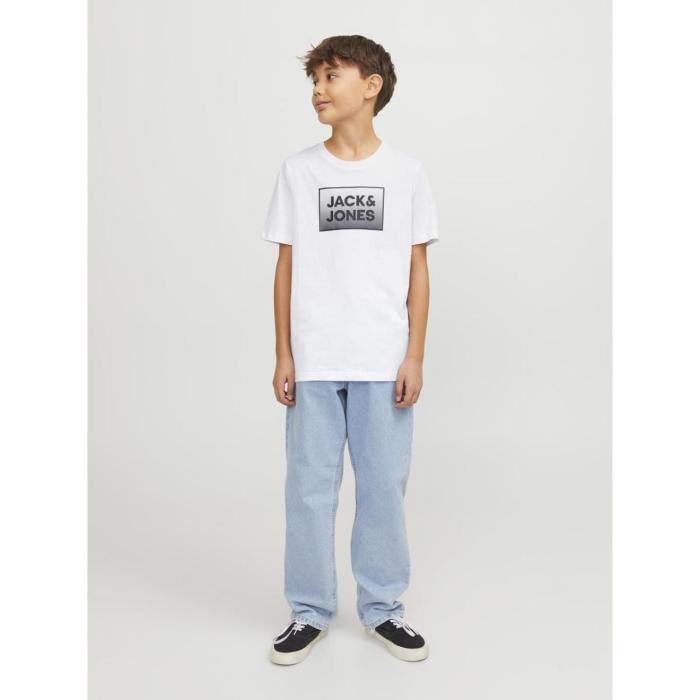 Μπλούζα μακό αγόρι JACK & JONES-12249633-White