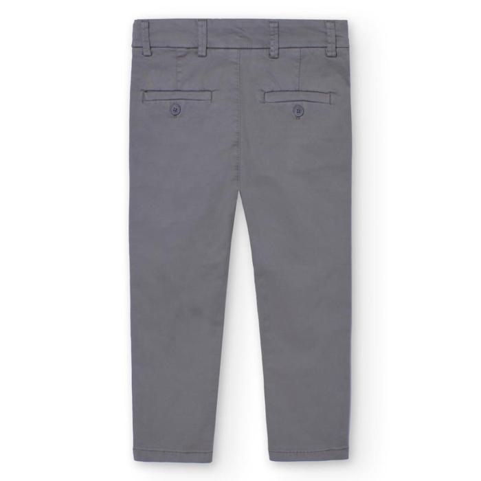 Παντελόνι chino υφασμάτινο αγόρι Boboli-739021-8119-Grey