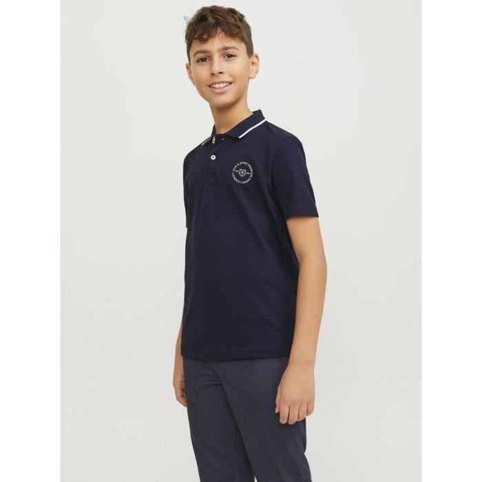 Μπλούζα πόλο αγόρι Jack & Jones-12254237-Seaborne