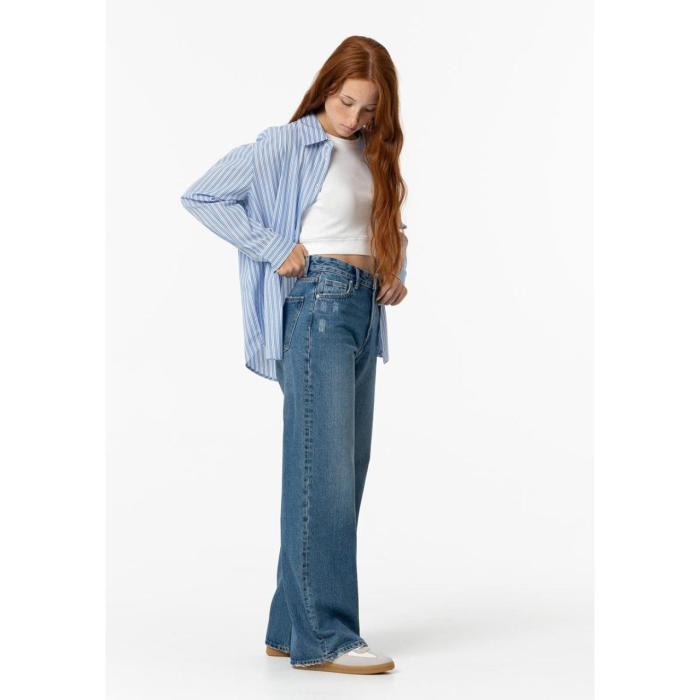 Παντελόνι τζιν κορίτσι Tiffosi-10058492-E10-Blue Denim