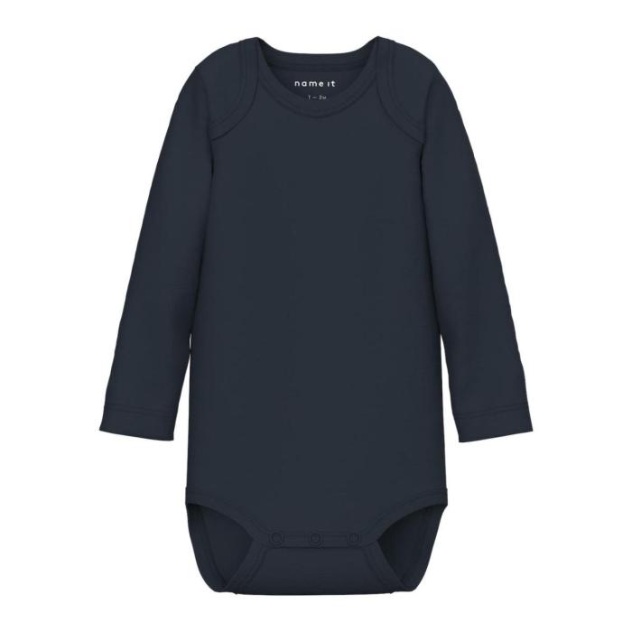 Σετ 3 τεμ. φορμάκια μπεμπέ αγόρι name it-13235147-Dark Sapphire-organic cotton