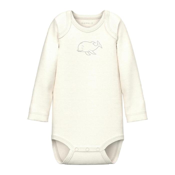 Σετ 3 τεμ. φορμάκια μπεμπέ unisex name it-13235147-Pure Cashmere-organic cotton