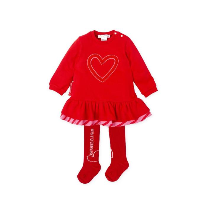 Φόρεμα φούτερ κορίτσι AGATHA RUIZ DE LA PRADA-9285W24-Red