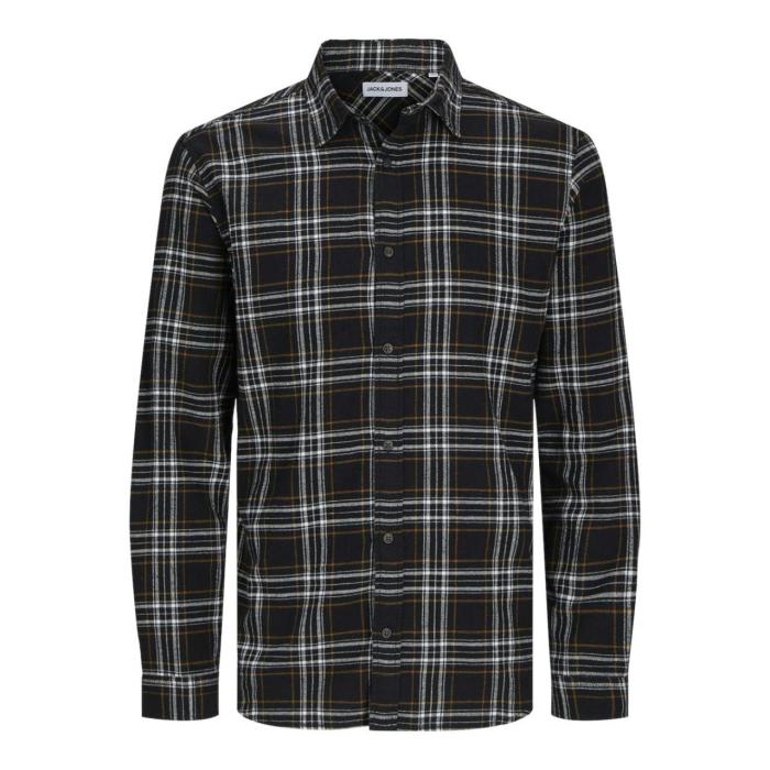 Πουκάμισο αγόρι JACK & JONES-12258782-Black/Checks