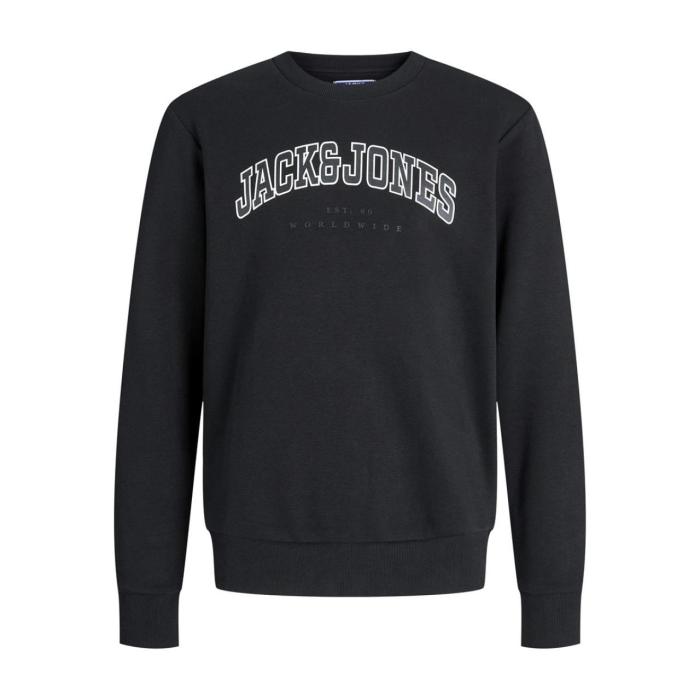 Μπλούζα φούτερ αγόρι Jack & Jones-12258967-Black