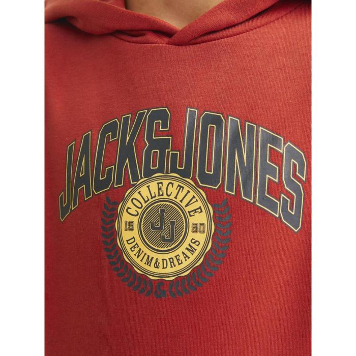 Μπλούζα φούτερ αγόρι Jack & Jones-12266761-Red Ochre