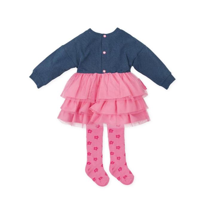 Φόρεμα φούτερ κορίτσι AGATHA RUIZ DE LA PRADA-9321W24-Blue Denim