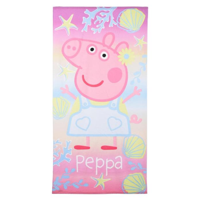 Πετσέτα παραλίας κορίτσι Peppa Pig-EX1839-PINK-140x70 cm