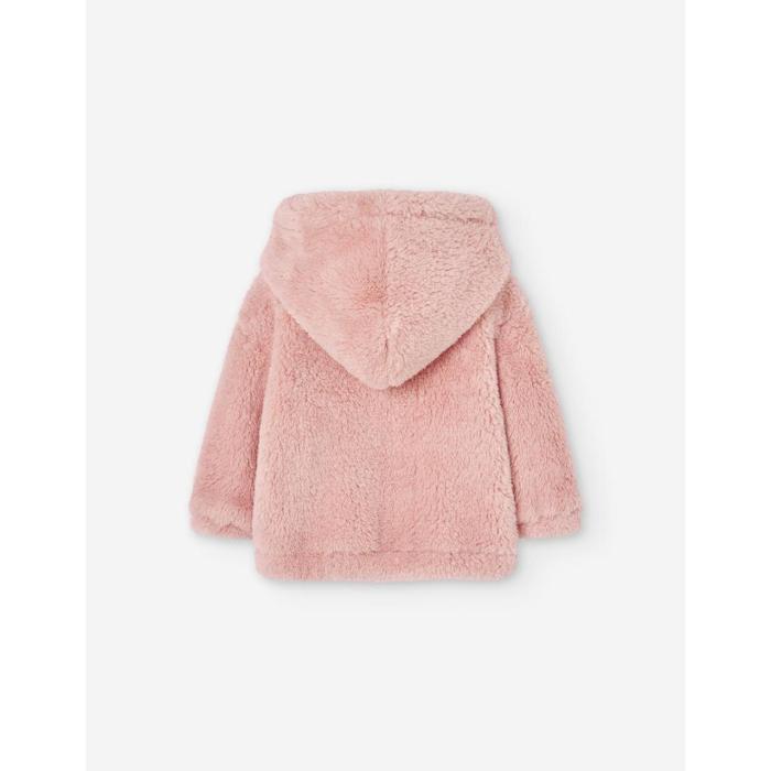 Πανωφόρι-γουνάκι μπεμπέ fleece κορίτσι Losan-LBGAP0201_24006-PINK