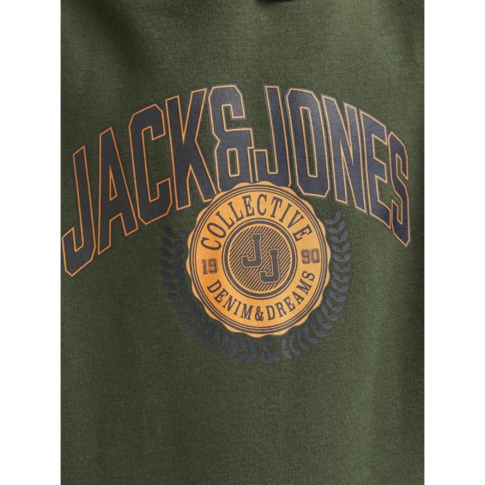 Μπλούζα φούτερ αγόρι Jack & Jones-12266761-Kombu Green