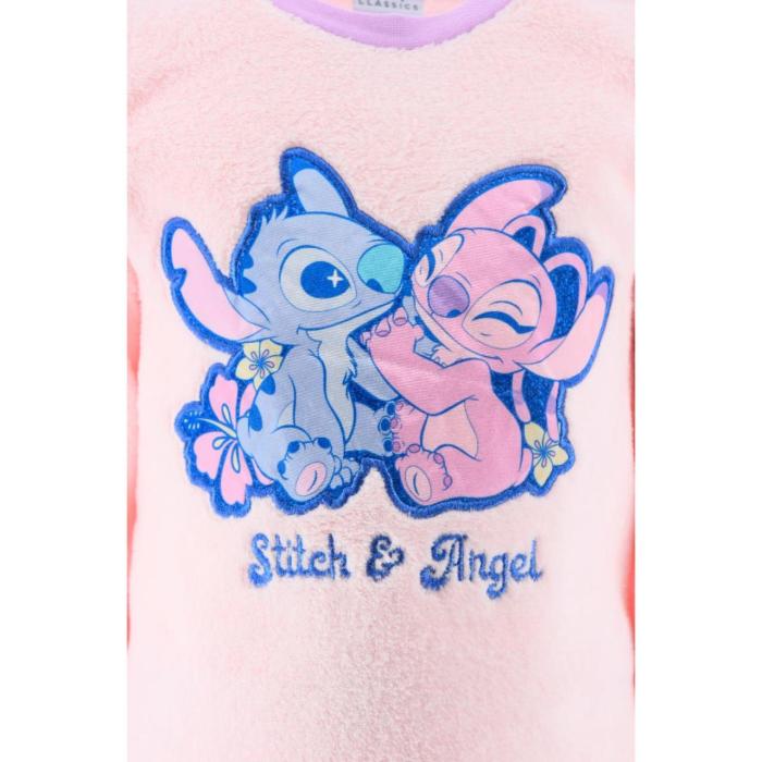 Πιτζάμα fleece κορίτσι Lilo & Stitch-XH20113-PURPLE