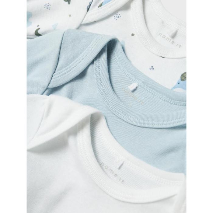 Σετ 3 τεμ. φορμάκια μπεμπέ αγόρι name it-13232736-Baby Blue-organic cotton