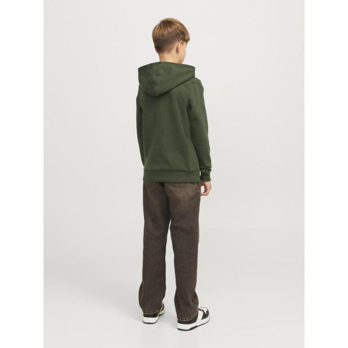 Μπλούζα φούτερ αγόρι Jack & Jones-12266761-Kombu Green