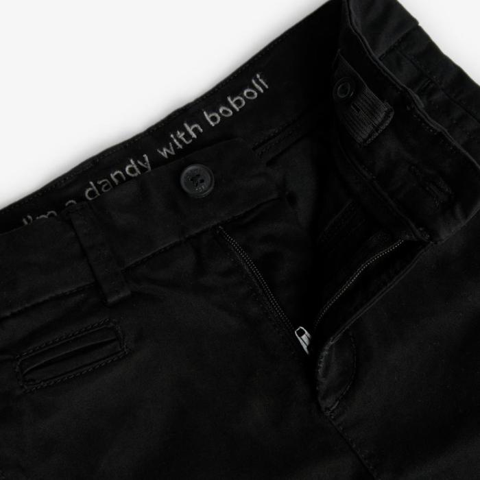 Παντελόνι chino υφασμάτινο Boboli-739054-890-Black