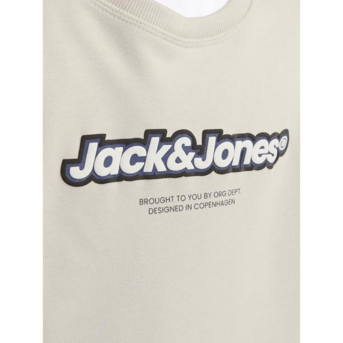 Μπλούζα φούτερ αγόρι Jack & Jones-12267582-Moonbeam