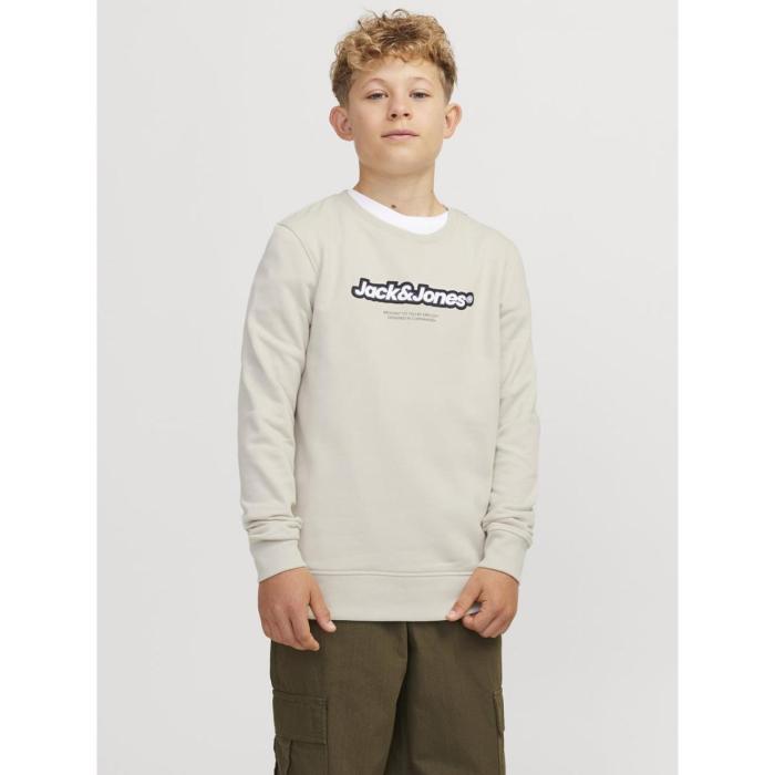 Μπλούζα φούτερ αγόρι Jack & Jones-12267582-Moonbeam