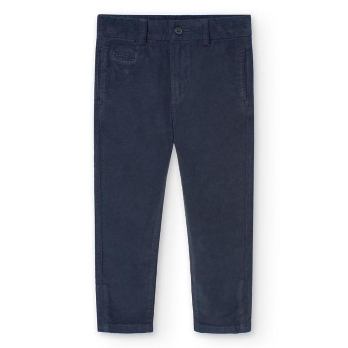 Παντελόνι chino κοτλέ αγόρι Boboli-739087-2440-Navy