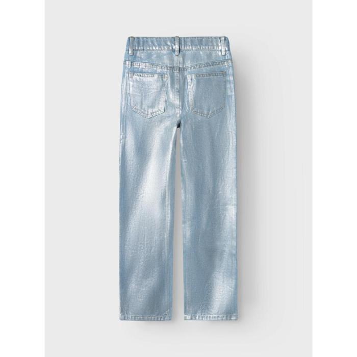 Παντελόνι τζίν γυαλιστερό κορίτσι name it-13233880-Light Blue Denim