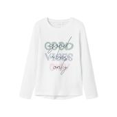 Μπλούζα μακό κορίτσι name it-13224952-Bright White/Good Vibes