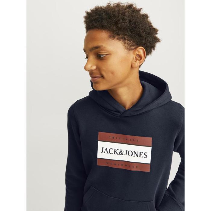 Μπλούζα φούτερ αγόρι JACK & JONES-12263243-Sky Captain