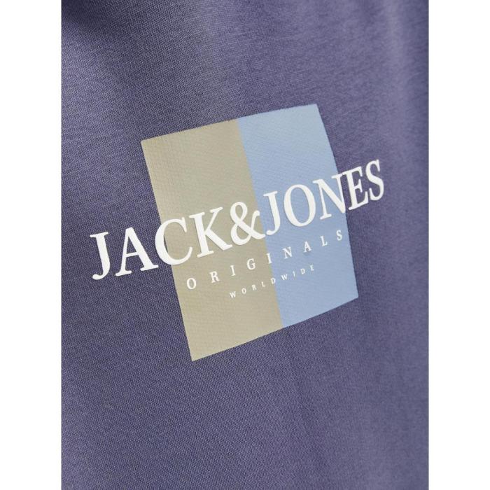 Μπλούζα φούτερ αγόρι JACK & JONES-12263243-Nightshadow Blue