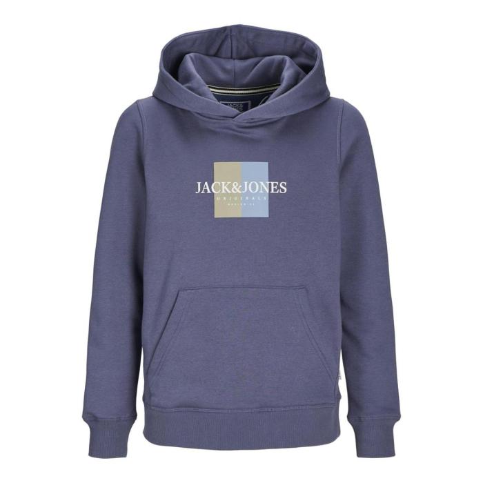 Μπλούζα φούτερ αγόρι JACK & JONES-12263243-Nightshadow Blue