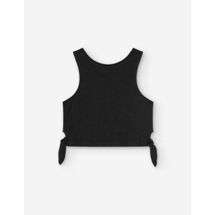 Μπλούζα μακό crop κορίτσι Losan-LJGAP0103_25025-BLACK