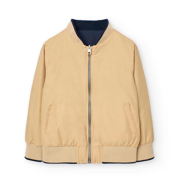 Μπουφάν λεπτό διπλής όψης αγόρι Boboli-731326-2440-Navy