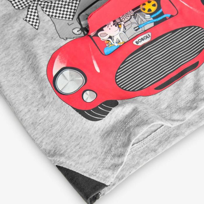 Μπλούζα μακό αγόρι Boboli-341132-8095-Grey