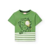 Μπλούζα μακό αγόρι Boboli-391014-4725-Green