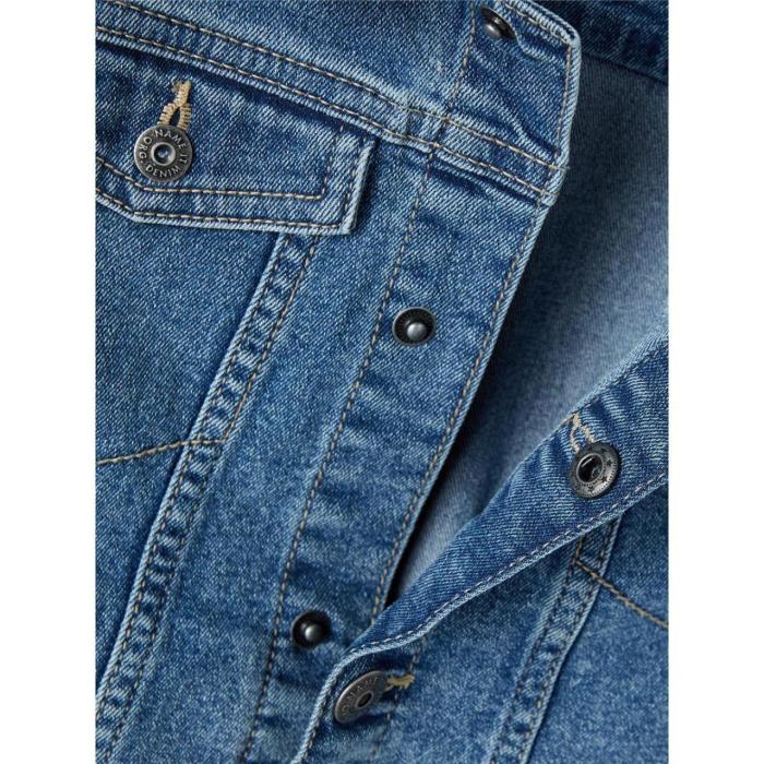 Μπουφάν τζιν αγόρι name it-13214219-Medium Blue Denim