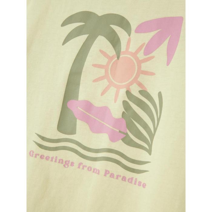 Μπλούζα μακό κορίτσι name it-13242182-Pastel Yellow-organic cotton