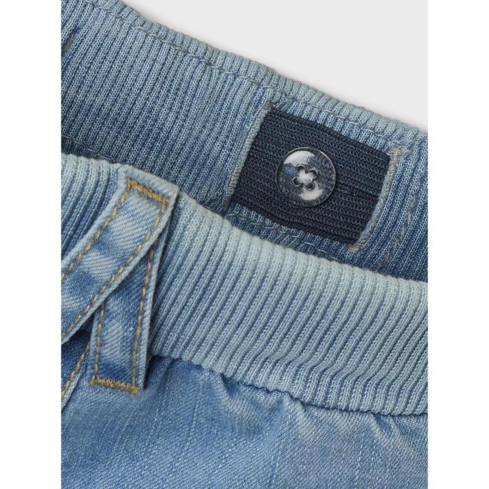 Παντελόνι τζιν cargo αγόρι name it-13224943-Medium Blue Denim