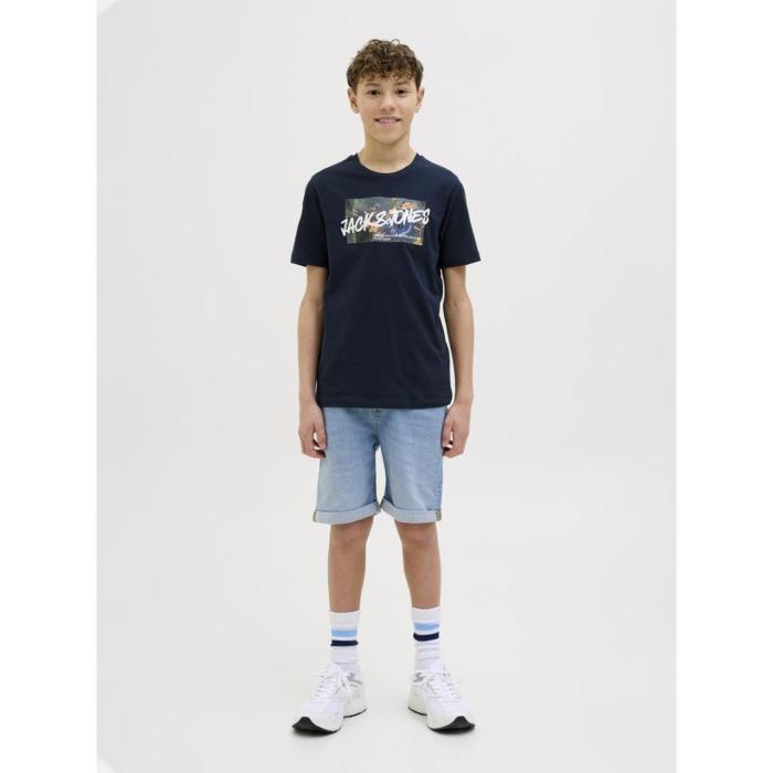 Μπλούζα μακό αγόρι JACK & JONES-12269916-Sky Captain