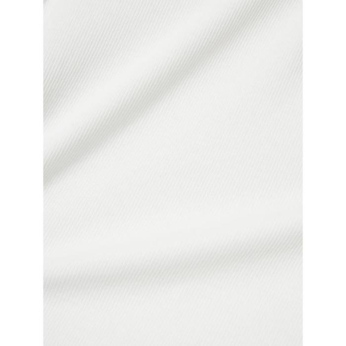 Μπλούζα μακό ριμπ κορίτσι name it-13236672-Bright White-organic cotton