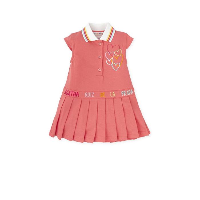 Φόρεμα υφασμάτινο κορίτσι Agatha Ruiz De La Prada-8291S25-Petal