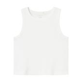 Μπλούζα μακό ριμπ κορίτσι name it-13236672-Bright White-organic cotton