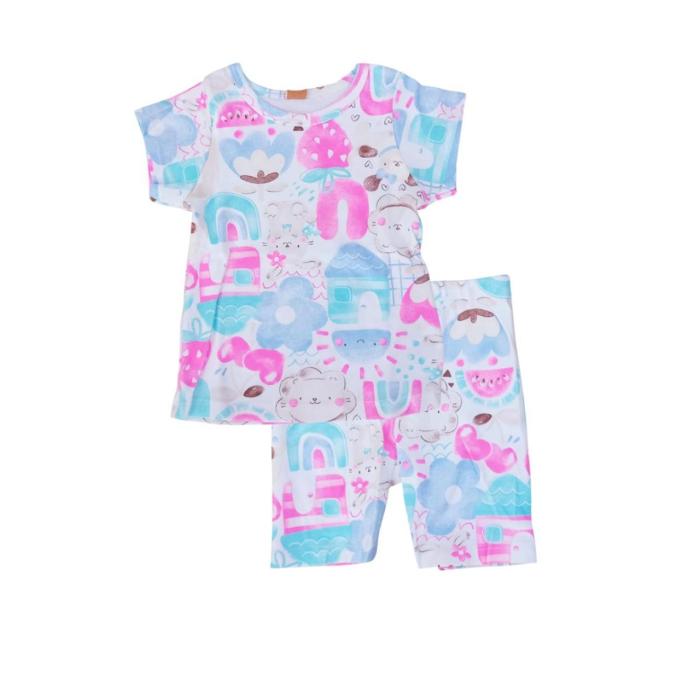 Πιτζάμα μακό κορίτσι Up Baby-2601-45674-White