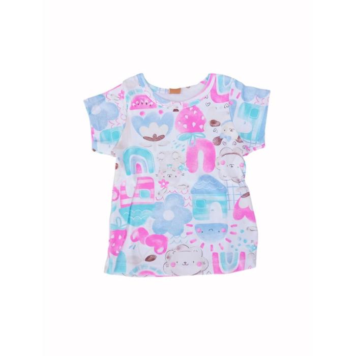 Πιτζάμα μακό κορίτσι Up Baby-2601-45674-White