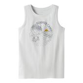 Μπλούζα αμάνικη μακό αγόρι name it-13230053-Bright White/Summer Cam